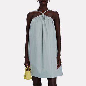 Bird & Knoll Zeppelin Cotton Poplin Mini Dress